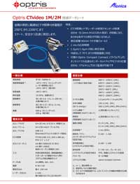 Optris放射温度計：CTvideo 1M/2M